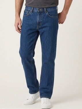 RedHead Men's Deep Blue Straight Jeans